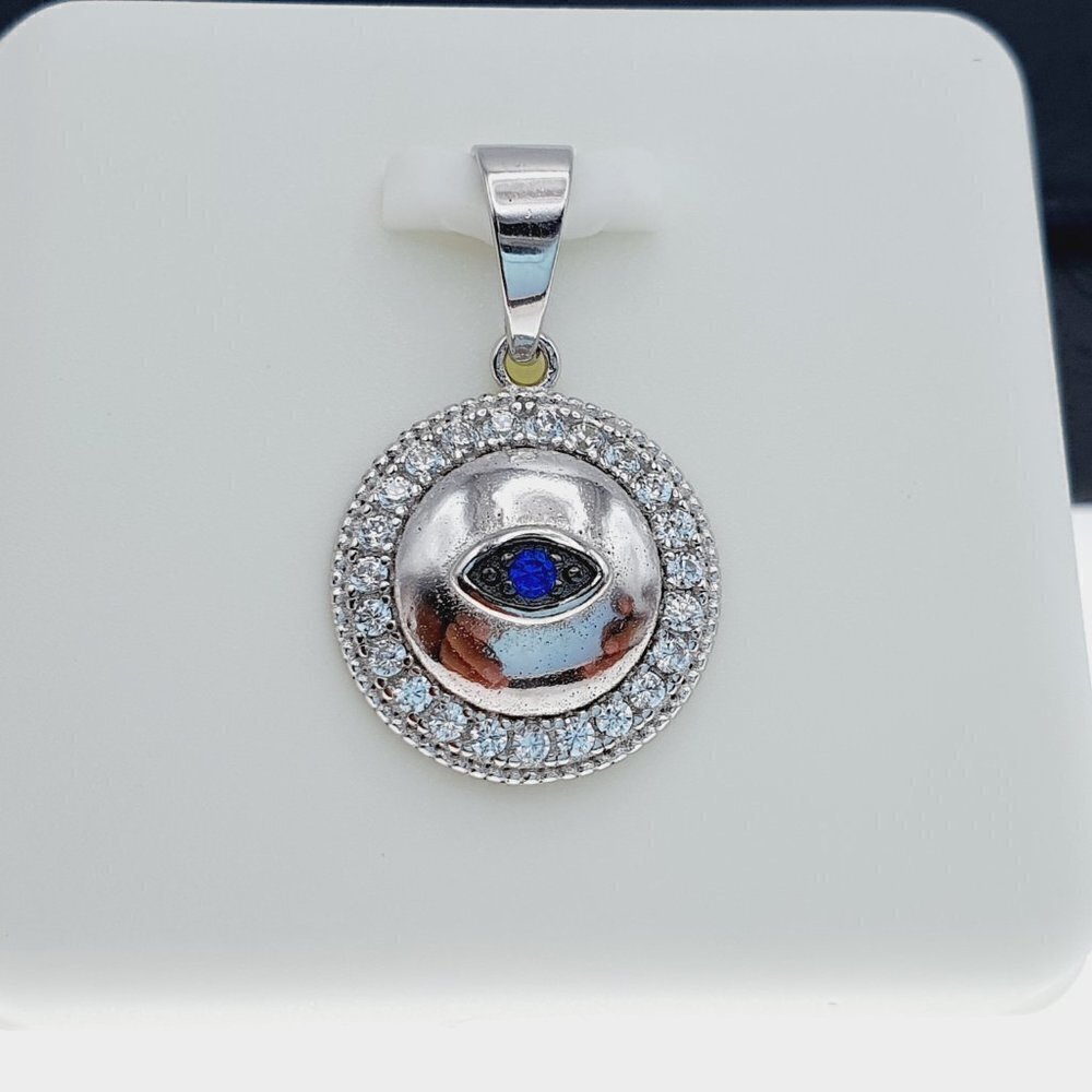 "925 sterling silver luxury CZ Pendant, Best for gift, RJUS2096